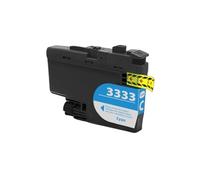 MRHZKE Cartouche à Encre Compatible avec Chip LC3333 LC3333XL 3333 Compatible avec DCP-J1100DW MFC-J1300 Couleur Imprimante Pigment Encre(Cyan)