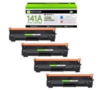 MRHZKE Cartouche de Toner Compatible avec M110W M140W M139W IMPRIMANTE Black W1410A avec Puce(4PK)