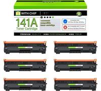 MRHZKE Cartouche de Toner Compatible avec M110W M140W M139W IMPRIMANTE Black W1410A avec Puce(6PK)