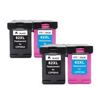 MRHZKE Cartouche d'encre 62XL Compatible avec Les imprimantes 5540 5640 7640 5646 5541 5740 5742 5745 200 250