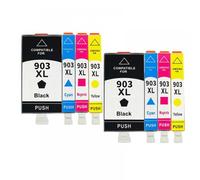 MRHZKE Cartouche d'encre 903 et 903xl Compatible avec l'imprimante OfficeJet Pro 6961 et Autres modèles avec Puce(2SET)