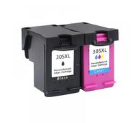 MRHZKE Cartouche d'encre Compatible avec 305 XL imprimantes DeskJet 2710 2720 4110 4120 4130(1SET)