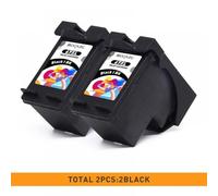 MRHZKE Cartouche d'encre de Remplacement Compatible avec 67 67XL, à Utiliser avec 6052 6055 6058 6075 6452 6455 6458 Deskjet 1225 2732 2752 2755 4158(2Pcs Black)