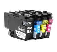 MRHZKE Cartouche d'encre LC406 LC406XL Compatible avec modèles d'imprimante HL-JF1 MFC-J4335DW J4345DW J4535DW J5855DW J5955DW J6555DW J6955DW(LC406XL-4Color 1Set)