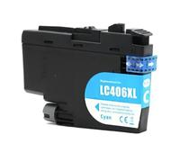 MRHZKE Cartouche d'encre LC406 LC406XL Compatible avec modèles d'imprimante HL-JF1 MFC-J4335DW J4345DW J4535DW J5855DW J5955DW J6555DW J6955DW(LC406XL-Cyan)