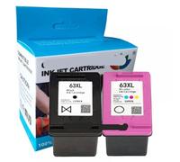 MRHZKE Cartouches à Encre Compatible avec 4520 4512 OfficeJet 4655 3830 4650 et Deskjet 2130 3632 3636 compatibles avec 63 XL