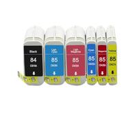 MRHZKE Cartouches à Encre compatibles Compatible avec 84 85 C5016A C5017A C5018A 130 130GP 130NR 30 30GP 30N 90 90GP 90R C9425A Remplacement du Toner magnétique(1 Set)