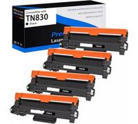 MRHZKE Cartouches de Toner Compatible avec imprimantes TN830xl Remplacement 1 2 4 10 Pack(4PK)