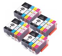 MRHZKE Cartouches d'encre à 4 Packs Compatible avec Les imprimantes HP920XL OfficeJet 6000 6500 6500A 7000 7500 7500A avec Puce(4BK 4C 4Y 4M)