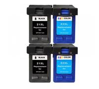 MRHZKE Cartouches d'encre Compatible avec Deskjet F2180 F2280 F4180 F2200 F380 IMPRIMANCE 21XL 22XL(2Black 2Color)