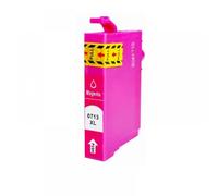 MRHZKE Cartouches d'encre Compatible avec Les imprimantes de la série DX Stylus T0711 T0712 T0713 T0714 avec Puce(1 Magenta)