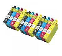 MRHZKE Cartouches d'encre Compatible avec Les imprimantes de la série DX Stylus T0711 T0712 T0713 T0714 avec Puce(3Set)