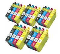 MRHZKE Cartouches d'encre Compatible avec Les imprimantes de la série DX Stylus T0711 T0712 T0713 T0714 avec Puce(5Set)