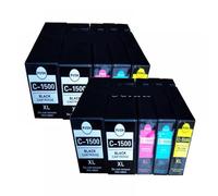 MRHZKE Cartouches d'encre Compatible avec Les imprimantes de la série MB maxify PGI 1500xl Remplacement(10PCS-4BK 2C 2M 2Y)