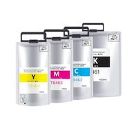 MRHZKE Cartouches d'encre pigmentée T8641XXL T8642 T8463 T8644 Compatible avec imprimante Workforce Pro WF-R8593, région Asie Uniquement