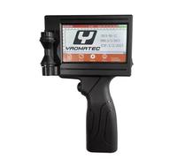 MRHZKE Imprimante à Jet d'encre Thermique portative de 12.7mm, Compatible avec Imprimer des Codes de Date Anglais, des Logos et des étiquettes d'expiration sur des Cartons en Plastique