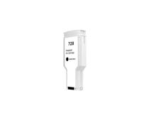 MRHZKE Jeu de Cartouches d'encre 300ML Compatible avec DesignJet T730 728 avec puces(BK)