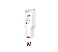MRHZKE Jeu de Cartouches d'encre 300ML Compatible avec DesignJet T730 728 avec puces(M)