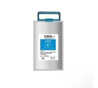 MRHZKE Jeu de Cartouches d'encre T9741 T9742 T9743 T9744, à Utiliser avec l'imprimante Workforce Pro WF-C869R WF-C869RDTWFC WF-C869RD3TWFC(Cyan)