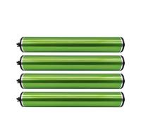 MRHZKE Jeu de Tambours Compatible avec DC 240, 242, 250, 252, 260, 550, 560, C-60, C70, C75, J75, 7655, 7665, 7675, 7755, 7765, 7775, Fuji, Vert et Noir, 4 pièces