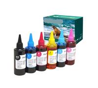 MRHZKE Recharge Universelle d'encre à Colorant 100 ML Compatible avec Les imprimantes(4 Color)