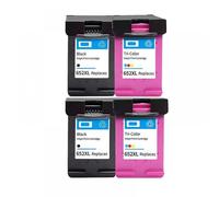 MRHZKE Remplacement de la Cartouche à Encre 652xl Compatible avec 652 modèles de Bureau XL 1115 1118 2135 2136 2138 3635 3636 3835 4535(2SET)