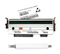 MRHZKE Tête d'impression Compatible 79800m et Rouleau en Caoutchouc 79815m Compatible avec ZM400 203DPI Pièces de Remplacement de l'imprimante à Barres Thermiques 90 Jours Utiliser