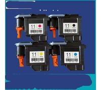 MRHZKE Tête d'impression de Remplacement, Compatible avec 11 100 510 HP800 HP110 C4810A C4811A C4812A C4813A 500, pièces d'imprimante(A Set 4pcs B C M Y)