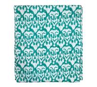 Mrida Weave Ikkat Lot de 2 couvre-lits Kantha faits à la main en coton - Literie Kantha vintage bohème - Doux, léger et respectueux de l'environnement - 228,6 x 274,3 cm