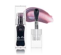 Mrinb Huile a Levre, Changement de Température Gloss Repulpant Levres, Big Brush Head Hydrating Lip Oil, Hydratant Longue Durée Imperméable Baume à Lèvres, Magic Colour Changing Lip Oil