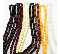 Mrisata 99 Perles Perles de Prière Musulmanes, Bracelet de de Boulier Chapelet Islamique en Résine avec un Design Léger et Confortable, pour les Cadeaux de L'Aïd Al-Fitr Ra (noire)