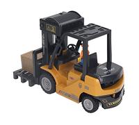 Mrisata Chariot élévateur télécommandé 1:24, Jouet de Construction Professionnel en Alliage Entièrement Fonctionnel avec Télécommande 2,4 G, Effets Sonores et Lumineux Réalistes,