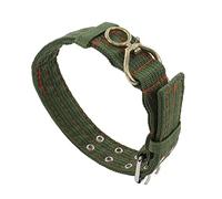 Mrisata Collier de Mouton en Toile, Boucle Tournante avec Boucle à Ardillon à Double Rangée pour Le Bétail de Chèvre (Petite Taille)