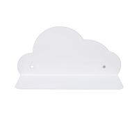 Mrisata Étagère Flottante en Forme de Nuage, Présentoir Mural en Fer Robuste avec Un Design Ouvert pour Le Coin du Salon et de la Chambre à Coucher