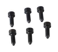 Mrisata Guitar Screw String Locking Screw Double Tremolo Screw Bridge String Screw 6pcs Guitar Hex Head Screws Double Tremolo Bridge Saddle String Locking Screw with Taper Tip Gold (Noir)