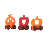Mrisata Halloween Ensemble de jouets pour bébés et tout-petits en silicone adapté aux enfants et aux tout-petits qui sont sûrs et lavables Idéal pour les fêtes d'Halloween et tous les jours (kit