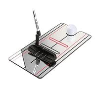 Mrisata Miroir de Putting de Golf, Aide à L'entraînement à L'alignement pour Une Précision de Cohérence, Aide à L'entraînement au Correcteur de Posture avec Lignes D'alignement po