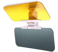 Mrisata Pare- de Voiture 2 en 1 Anti-reflet HD pour Jour et Nuit - Bloque Le de Voiture réglable et Extension de visière de Vision Nocturne - Bloque Les UV