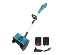 Mrisata Pelle à Neige sans Fil, Moteur brossé, alimenté par Batterie 21V, | Balayeuse à Neige électrique pour Terrasses de Jardin, Largeur de 12.5 Pouces, Distance de Lancement de 26 Pieds,