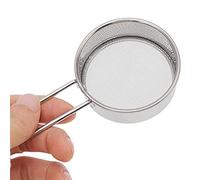 Mrisata Petit Tamis à Farine de Cuisine pour la Cuisson, Tamis à Farine en Acier Inoxydable 304 avec Poignée Ergonomique, Rond en, Sucrier en Poudre, Shaker pour la Cuisson
