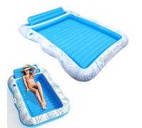Mrisata Piscine gonflable - Pour piscine, bain de soleil, bain de soleil - Lit de bronzage - Floatie