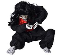 Mrisata Poupée Fantôme Qui Pleure et Tremble, Commande Vocale, Accessoire | Construction en Résine et Polyester, Contrôle par Capteur Sonore et Tactile, Idéal pour les Fêtes dans les Maisons Hantées