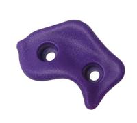 Mrisata Prises d'escalade, 10 Pièces Poignées d'escalade Ergonomiques en PE avec Vis Professionnelles et clé pour Mur Extérieur Intérieur, Enfants et Adultes (Violette)