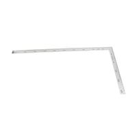 Mrisata Règle Carrée de Précision en Forme de L en Acier Inoxydable, Règle à Angle Droit de 90 Degrés, Outil de Mesure carré pour Charpentier, Ingénieur, Menuisier (500mm*250mm)
