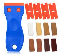 Mritrit Kit Reparation Carrelage, Cire Parquet Stratifié, 8 Couleurs Mastic Bois Chene Clair à foncé, Pate a Bois Rebouchage Parquet pour PVC Vinyle