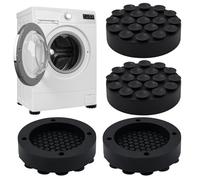 Mritrit Lot de 4 amortisseurs de vibrations pour machine à laver, pieds en caoutchouc, amortisseurs de vibrations, coussinets anti-vibrations pour machine à laver et sèche-linge
