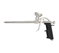 Mritrit Pistolet à mousse PU professionnel en métal, 31 cm, auto-nettoyant pour mousse de construction et mousse de montage, construction robuste