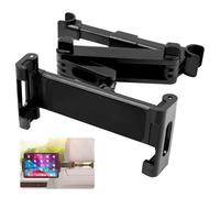 Mritrit Support universel pour tablette - Appuie-tête de voiture - Stable - Rotation à 360 ° - Extensible - Compatible avec les appareils de 4 à 12 pouces - Noir