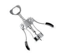 Mritrit Tire-bouchon 2 en 1 en forme d'aile pour vin rouge, bière, tire-bouchon en métal pour cuisine, restaurant, château et bars