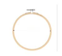 MRKU Kit de Broderie au Point de Croix avec Support pour Tambour à Broder soi-même, Anneaux pour Cadre, Outils de Couture en Bambou Ronds et à Main.